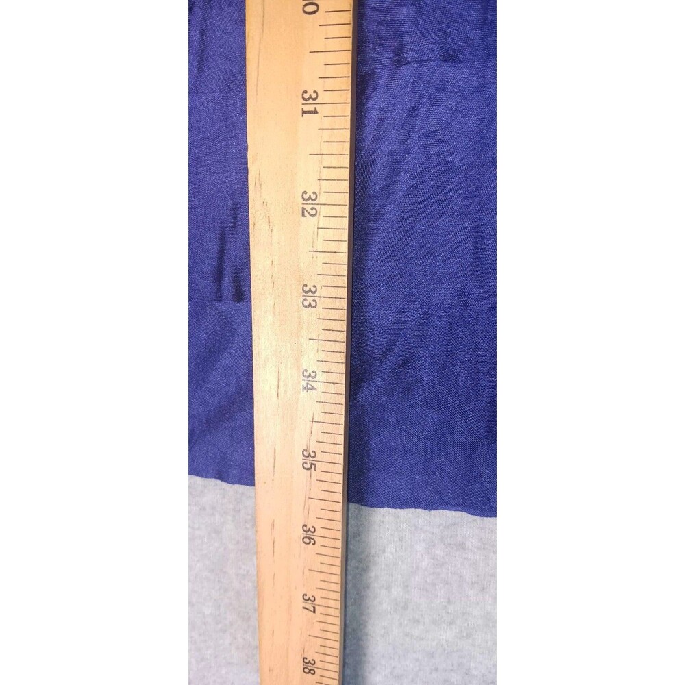 BCBG Maxazria One Shoulder Tiered Ruffle Layered Mini Cocktail Dress L Blue Y2K - Picture 9 of 13